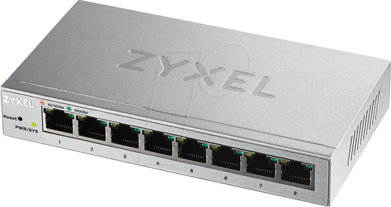 ZYXEL GS1200-8 - Switch, 8-Port, Gigabit Ethernet von Zyxel