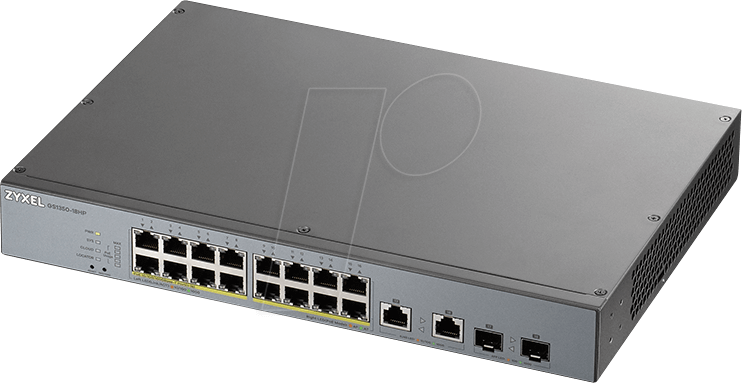 ZYXEL GS135018HP - Switch, 18-Port, Gigabit Ethernet, PoE+ von Zyxel