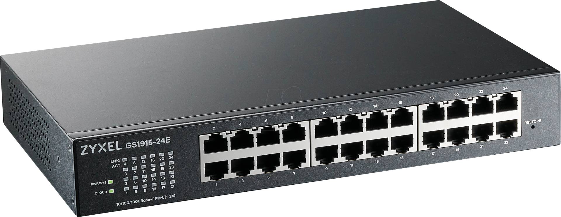 ZYXEL GS1915-24E - Switch, 24-Port, Gigabit Ethernet von Zyxel
