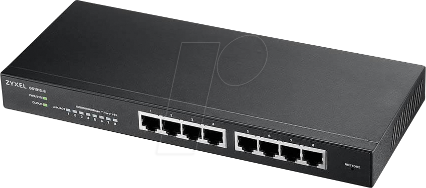 ZYXEL GS1915-8 - Switch, 8-Port, Gigabit Ethernet von Zyxel
