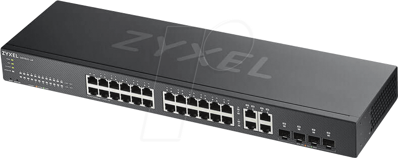 ZYXEL GS192024V2 - Switch, 28-Port, Gigabit Ethernet, RJ45/SFP von Zyxel
