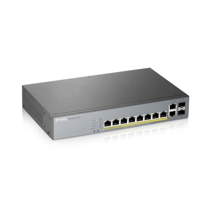 ZyXEL GS1350-12HP Gigabit Smart Switch, 10x RJ-45, 2x SFP, PoLRE/PoE+ von Zyxel