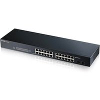 ZyXEL GS1900-24 V2 24-Port GbE Smart Managed Switch, 2x SFP, lüfterlos Rackmount von Zyxel