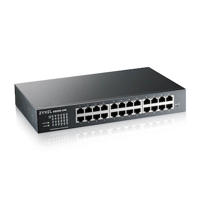 ZyXEL GS1915-24E 24-Port GbE Smart Switch, NebulaFlex, Rackmount, lüfterlos von Zyxel