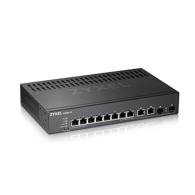 ZyXEL GS2220-10 52-Port Smart Managed Switch 48x GbE PoE+ 375W, 4x 10G SFP+ Rack von Zyxel