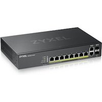 ZyXEL GS2220-10HP 8-Port + 2x SFP/Rj45 Gigabit L2 managed PoE+ Switch, 180W von Zyxel