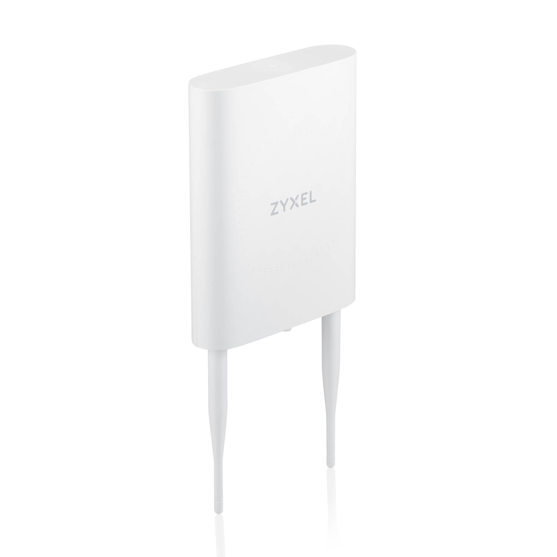 ZyXEL True WiFi 6 AX1800 Outdoor-AP (802.11ax Dual Band), WLAN für kleine Unternehmen mit Smart Mesh, Schutz nach IP55 und MU-MIMO, Stromversorgung über PoE, Cloud oder Standalone (NWA55AXE-EU0102F) von Zyxel
