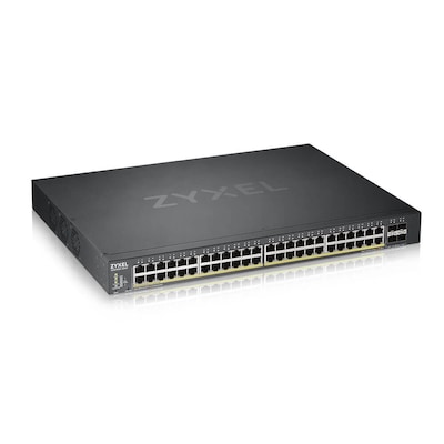 ZyXEL XGS1930-52HP 48x GbE Smart Switch PoE+ RJ45, 4x 10G SFP+, 375W PoE+ Metall von Zyxel