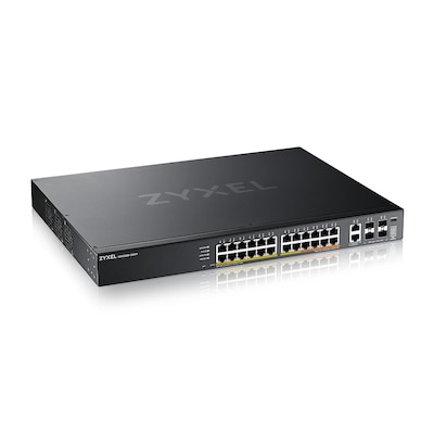 ZyXEL XGS2220-30HP Gigabit Managed Stack Switch, 26x RJ-45, 4x SFP+, 400W PoE++ von Zyxel