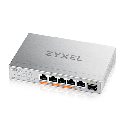 ZyXEL XMG-105 5 Port 10/2,5G MultiGig PoE++ Switch unmanaged von Zyxel