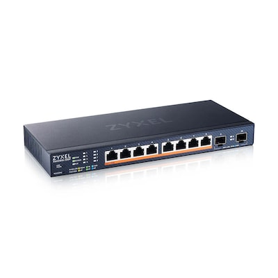 ZyXEL XMG1915-10EP 8-Port 2.5GbE Smart Switch, 2x SFP+, 8x PoE++ 130W, lüfterlos von Zyxel