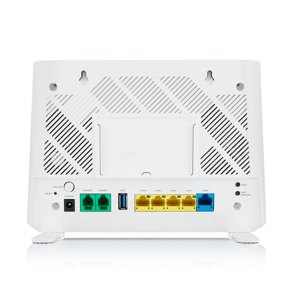 Zyxel EX3301-T0 WLAN-Router Gigabit Ethernet Dual-Band (2,4 GHz/5 GHz) Weiß (EX3301-T0-EU01V1F) von Zyxel
