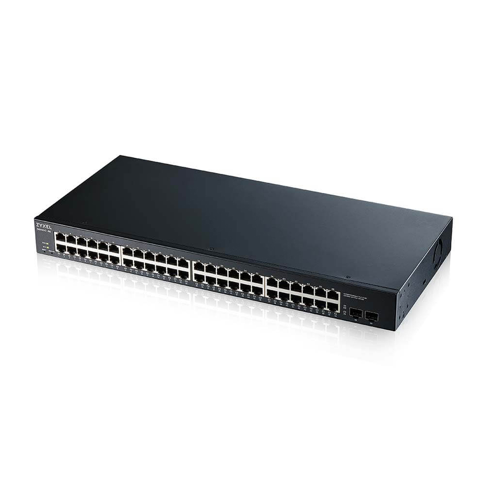 Zyxel GS1900-48 V2 Smart Managed Switch 48x Gigabit Ethernet, Layer 2, Rackmount von Zyxel