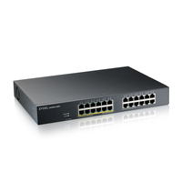 Zyxel GS1915-24EP Managed L2 Gigabit Ethernet (10/100/1000) Power over Ethernet (PoE) 1U Schwarz von Zyxel