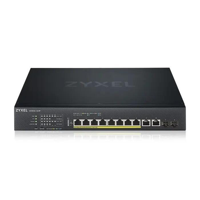 Zyxel Switch 12-Port 10x 10G Ethernet + 2x 10G SFP+ L2 von Zyxel