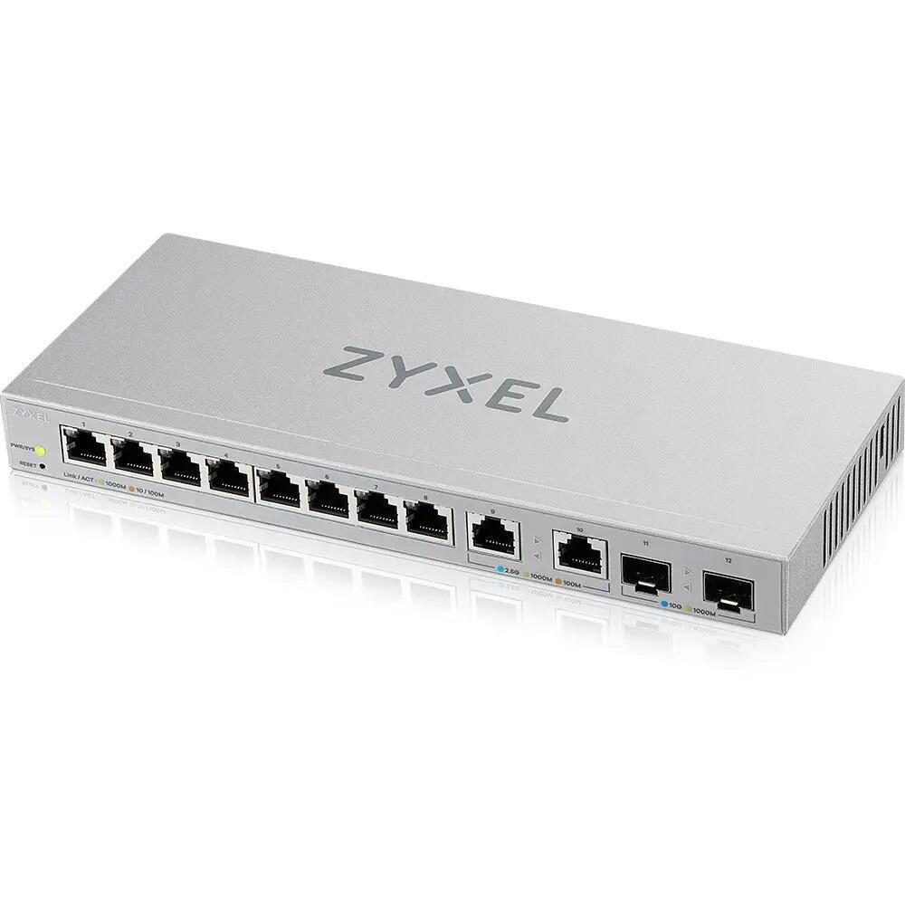 Zyxel Switch 12-Port Giga-/MultiGig 8x 1G + 2x 2.5G + 2x 10G SFP+ von Zyxel