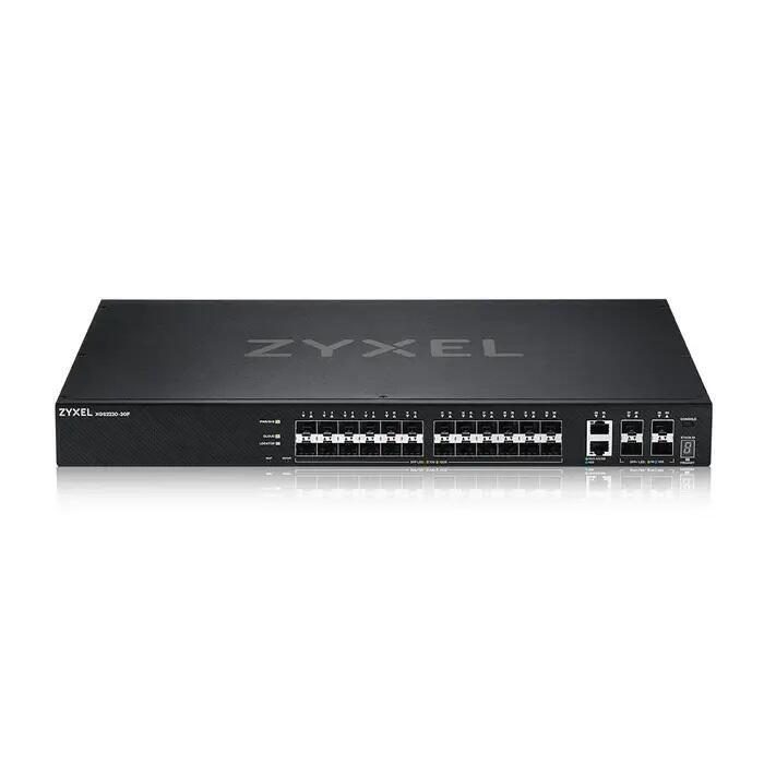 Zyxel Switch 30-Port 24x1G RJ45 + 2x 10G RJ45 + 4x SFP+ L3 von Zyxel