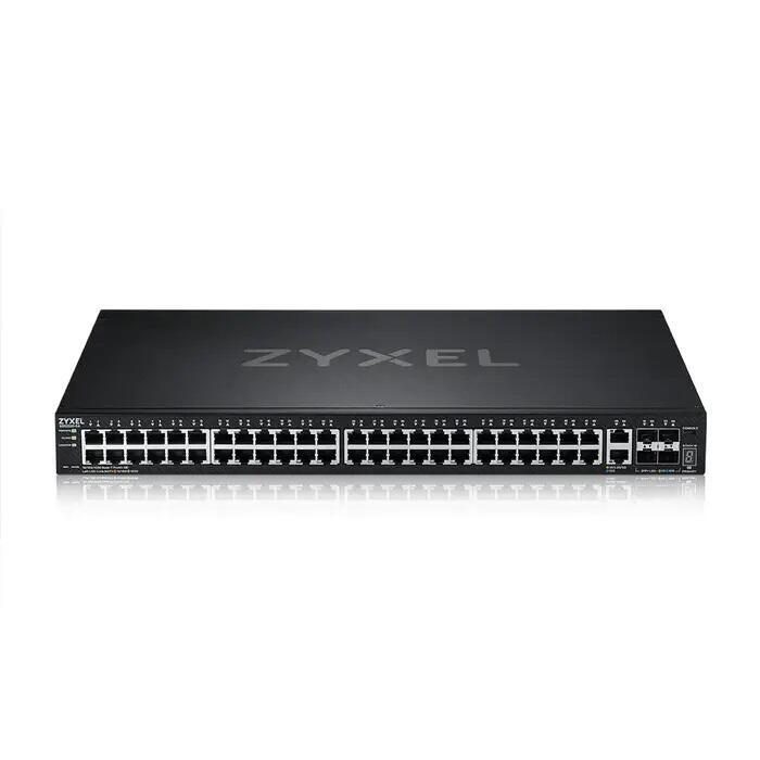 Zyxel Switch 54-Port 48x 1G RJ45 + 2x 10G RJ45 + 4x 10G SFP+ L3 von Zyxel