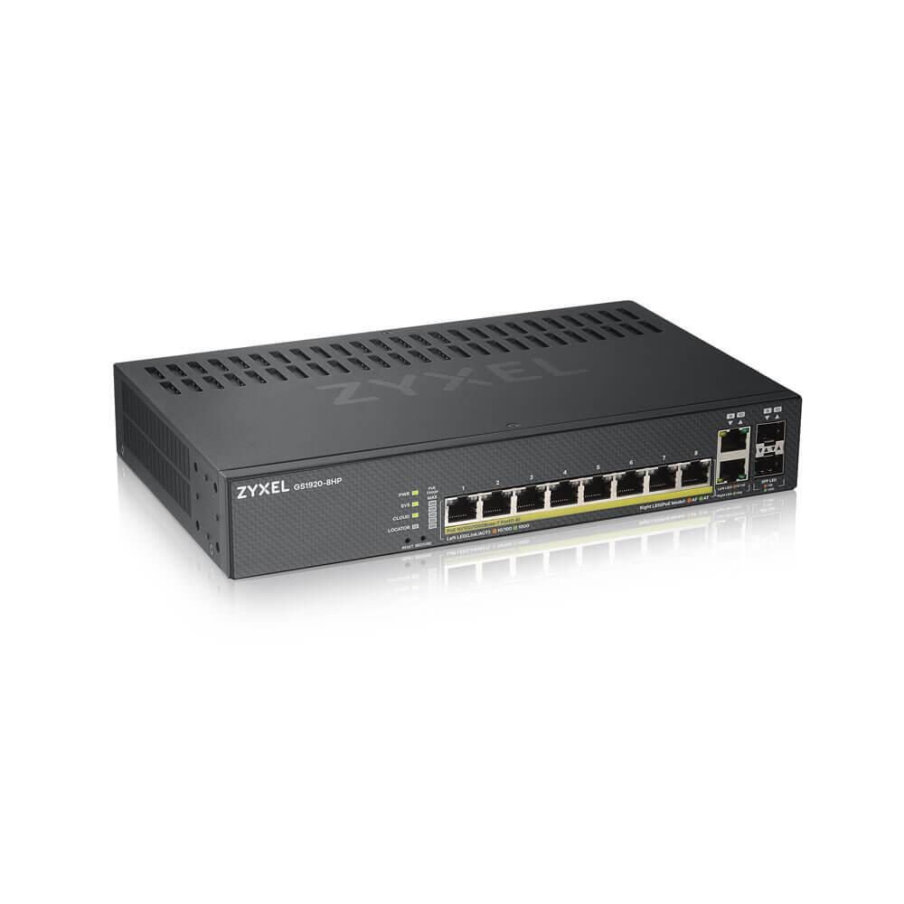 Zyxel Switch 8-Port Gigabit 8-Port Ethernet, 2-Port Combo Smart Managed 0dBA von Zyxel