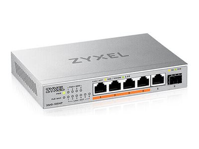 Zyxel Switch XMG-105 5 Port 10/2,5G MultiGig PoE++ unmanaged Zyxel Switch XMG-105 5 Port 10/2,5G MultiGig PoE++ unmanaged von Zyxel