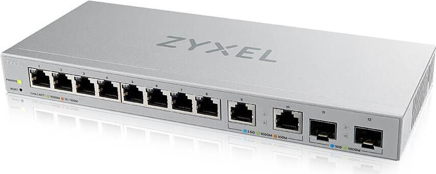 Zyxel XGS1210-12-ZZ0102F Netzwerk-Switch Managed Gigabit Ethernet (10/100/1000) Grau (XGS1210-12-ZZ0102F) von Zyxel