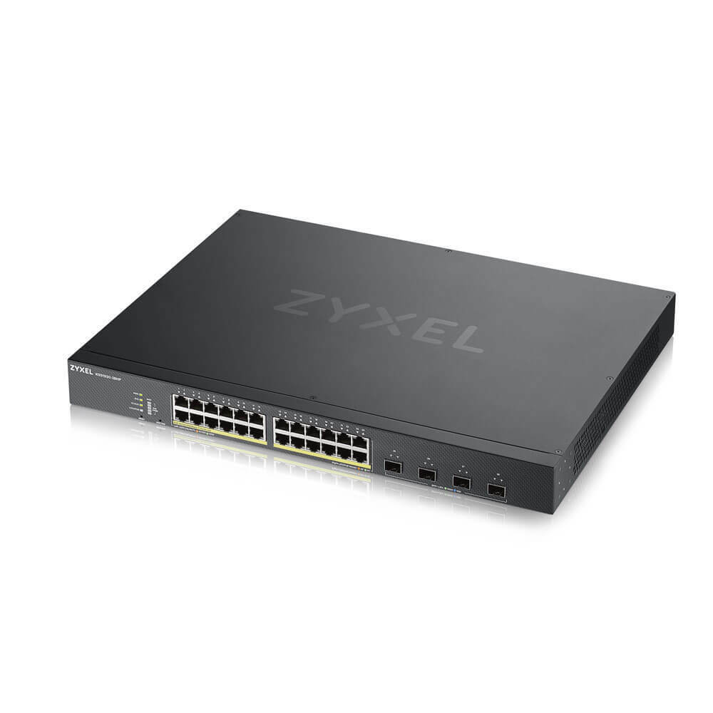 Zyxel XGS1930-28HP Smart Managed Switch 24x Gigabit Ethernet (24x PoE+, max. 375 Watt), 4x 10 Gbit/s SFP+ von Zyxel