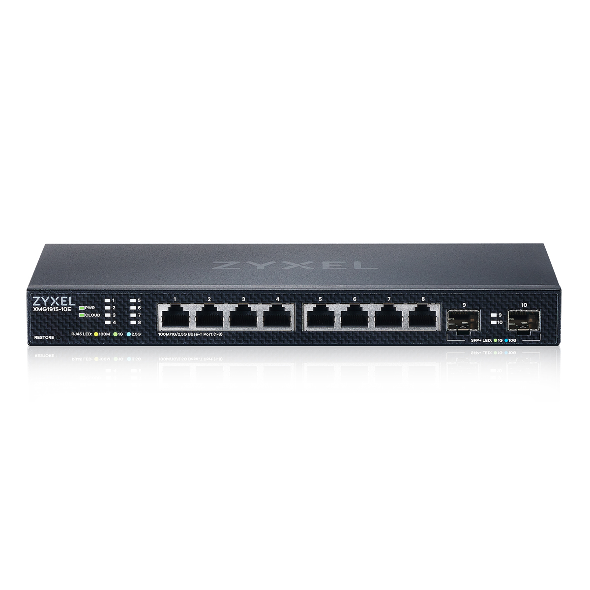 Zyxel XMG1915-10E Smart Managed Switch 8x 2.5G Ethernet, 2x 10G SFP+ Zyxel XMG1915-10E Smart Managed Switch 8x 2.5G Ethernet, 2x 10G SFP+ von Zyxel