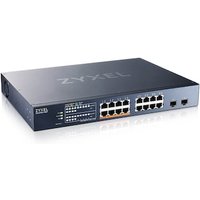 Zyxel XMG1915-18EP 16-Port 2.5GbE Smart Switch, 2x SFP+, 8x PoE++ 180W lüfterlos von Zyxel