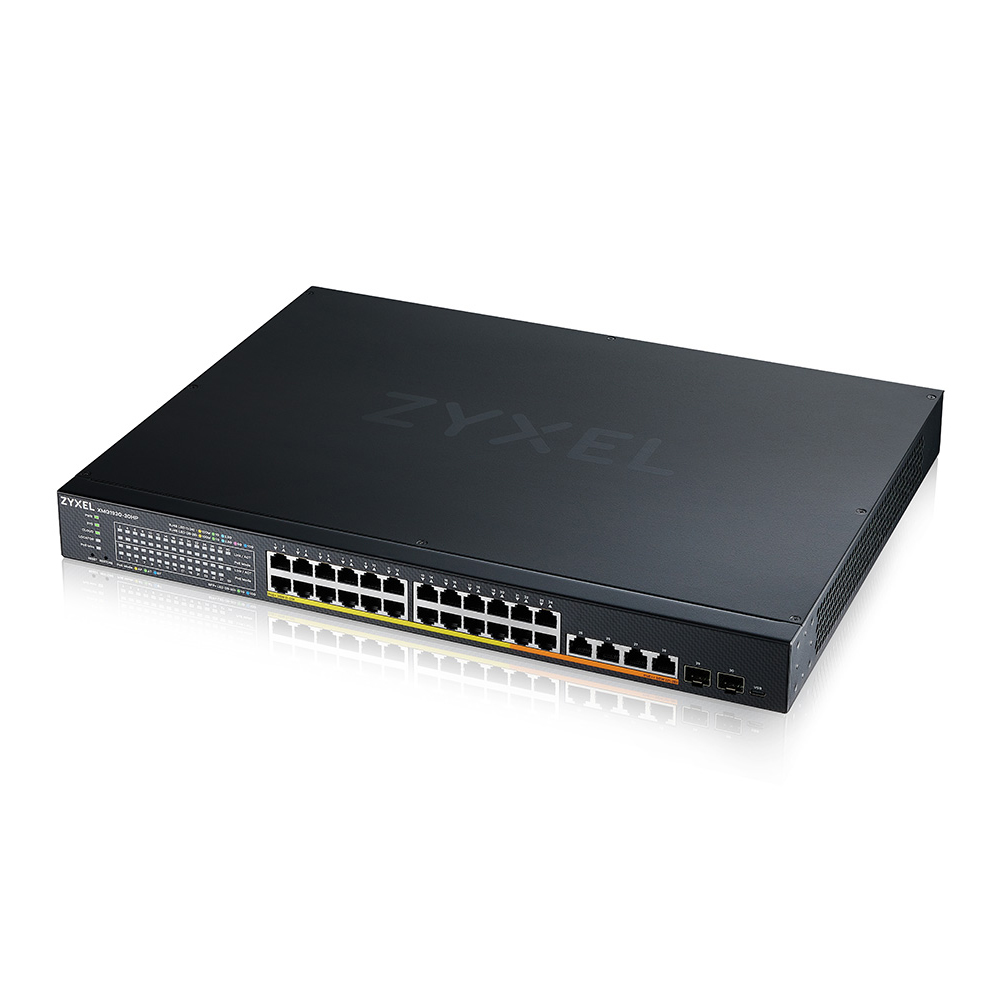 Zyxel XMG1930-30HP Smart Managed Switch 24x 2.5G Ethernet (20x PoE+, 4x PoE++), 4x 10G Ethernet (PoE++), 2x 10G SFP+ von Zyxel