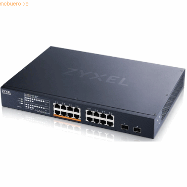 Zyxel ZyXEL XMG1915-18EP16-Port 2.5GbE, 2 SFP+, 8 x PoE++ Switch von Zyxel