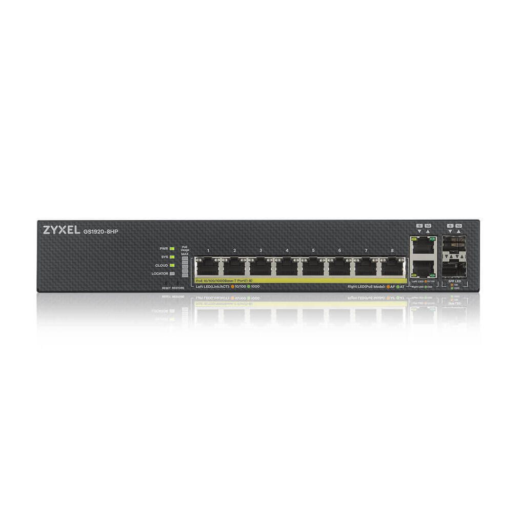 Zyxel Zyxel GS1920-8HPV2-EU0101F Netzwerk-Switch Zyxel Zyxel GS1920-8HPV2-EU0101F Netzwerk-Switch von Zyxel
