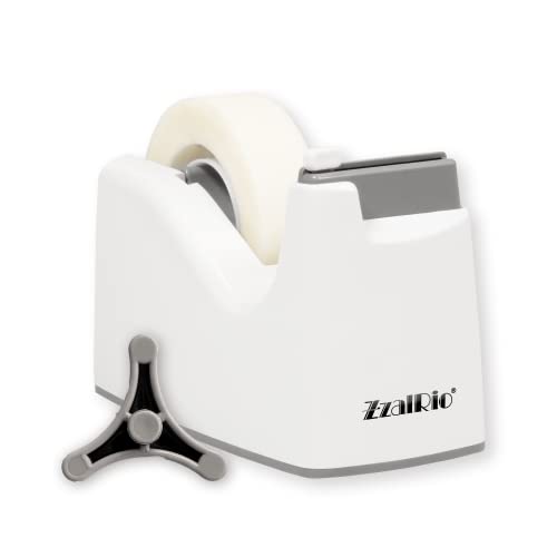 ZzalRio Sicherheits-Klebeband-Spender, süßer Mini-Kern, 2,5 cm (weiß), verstecktes Klingen-Design von ZzalRio