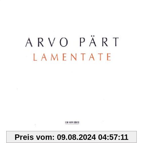 Lamentate von a/Lubimow, a/Hilliard Ensemble, the/Rsos Boreyko