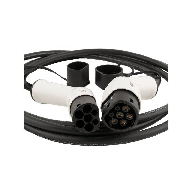 Ladekabel für Elektroauto 5m 16A 3 Phasen 480V Typ 2 von a-TroniX