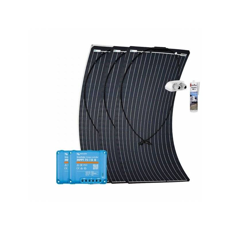 Wohnmobil Solaranlage 300W Flex Victron MPPT Solarladeregler Camper Autark mit 0% MwSt nach §12 Abs. 3 UstG von a-TroniX