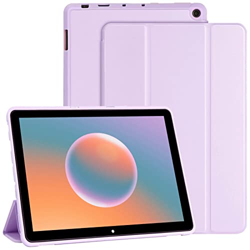 AMZCASE Hülle für alle neuen Amazon Fire HD 10 und Fire HD 10 Plus Tablets (nur kompatibel mit der 11. Generation 2021) – Ultraleichte Slim Shell Stand Cover Auto Wake/Sleep (Violett) von aMZCaSE