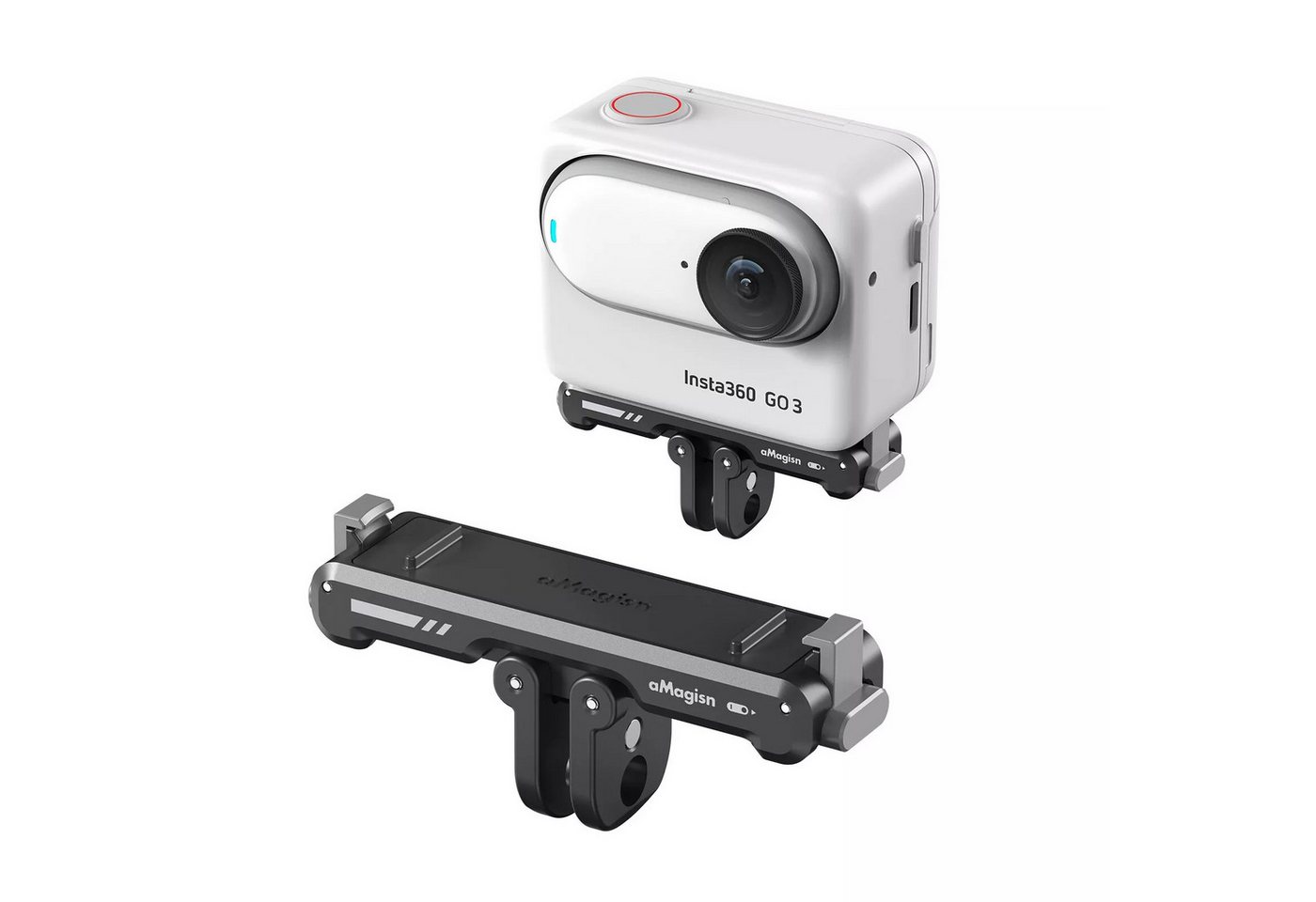 aMagisn For Insta360 GO 3 Magnetisch Schnellspann-Halterung Action Cam-Halterung aMagisn For Insta360 GO 3 Magnetisch Schnellspann-Halterung Action Cam-Halterung von aMagisn
