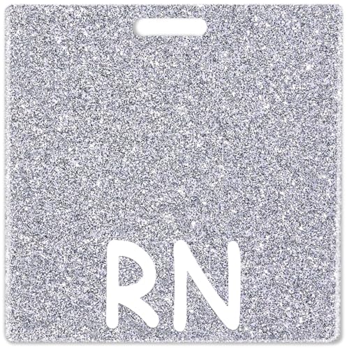 Abamilaka Glitzernder RN Badge Buddy Silber Acryl Krankenschwester Geschenk Bling ID Karte Kollegen Registrierte Krankenschwester Pflegezubehör Badge Buddies Halter Karten Horizontale ID Name Abamilaka Glitzernder RN Badge Buddy Silber Acryl Krankenschwester Geschenk Bling ID Karte Kollegen Registrierte Krankenschwester Pflegezubehör Badge Buddies Halter Karten Horizontale ID Name von abamilaka