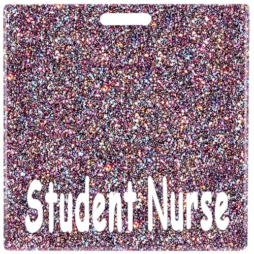 Abamilaka Glitzerndes schillerndes Krankenschwester-Abzeichen, Acryl, horizontal, glitzernd, Kartenhalter, Karten, Krankenschwestern, Geschenk, Kollegen, Krankenschwestern, Pflegezubehör Abamilaka Glitzerndes schillerndes Krankenschwester-Abzeichen, Acryl, horizontal, glitzernd, Kartenhalter, Karten, Krankenschwestern, Geschenk, Kollegen, Krankenschwestern, Pflegezubehör von abamilaka