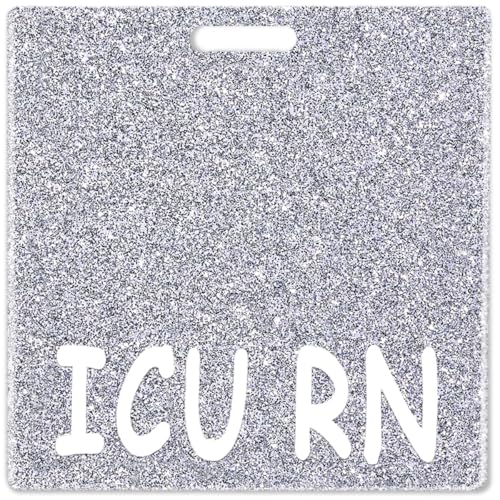 Abamilaka ICU RN Badge Buddy Card Acryl Badge Reel Holder Buddies Horizontal Nursing Accessories ID Name Cards Identification Tags Glitter Nurse Gifts for Women Abamilaka ICU RN Badge Buddy Card Acryl Badge Reel Holder Buddies Horizontal Nursing Accessories ID Name Cards Identification Tags Glitter Nurse Gifts for Women von abamilaka