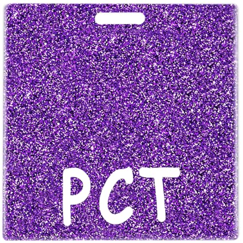 Abamilaka Kartenhalter mit Glitzer, horizontaler Acryl-Abzeichen, für Krankenschwestern, Geschenke für Frauen, glitzernd, Kollegen, Pflegezubehör, Identifikationsetiketten, Ausweise, Namenskarten von abamilaka