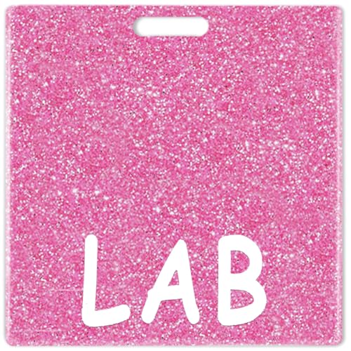 Abamilaka Pink LAB Badge Buddy Kartenhalter Glitzer LAB Tech Badge Reel Holder Bling Horizontal Acryl Karten Zubehör Kollegen Krankenschwester Labor Geschenke Abzeichen Buddies Identifikation Tags ID Abamilaka Pink LAB Badge Buddy Kartenhalter Glitzer LAB Tech Badge Reel Holder Bling Horizontal Acryl Karten Zubehör Kollegen Krankenschwester Labor Geschenke Abzeichen Buddies Identifikation Tags ID von abamilaka