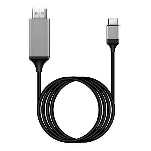 HDMI Kabel USB C auf HDMI 4K,2M USB C Adapter Kabel Compatibile da Thunderbolt 3/4 a HDMI per MacBook Pro,Micro 950/950XL,Dell XPS13,Huawei P30/Mate 20,Xiaomi Air12.5,Samsung S10 usw. von abauoat