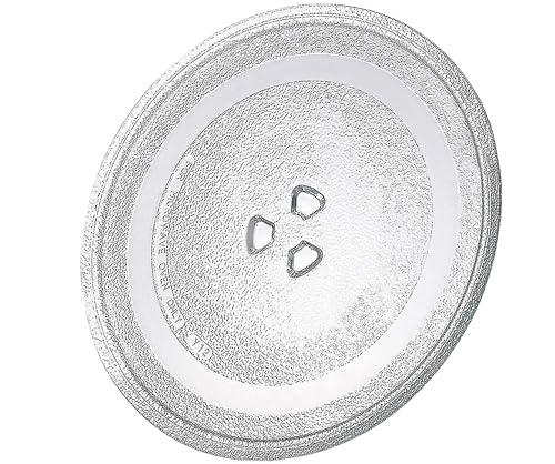 ABC Products Universal Mikrowelle Drehteller Glasplatte mit 3 Fixierungen, 245 mm / 24,5 cm / 9,65 Zoll von abc products