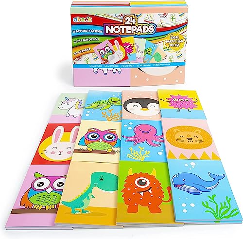 Abeec 24 Mini-Party-Notizbücher - Mini-Malbücher für Geburtstagsfeiern, Ideal zum Unterhalten von Kindern - 24 Notizbücher für Kinder, Unisex, mit 12 verschiedenen Fantasien. Abeec 24 Mini-Party-Notizbücher - Mini-Malbücher für Geburtstagsfeiern, Ideal zum Unterhalten von Kindern - 24 Notizbücher für Kinder, Unisex, mit 12 verschiedenen Fantasien. von abeec