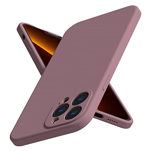 Abitku Silikon Hülle Kompatibel mit iPhone 13 Pro Hülle 6,1 Zoll 2022, iPhone 13 Pro Case Silikon Handyhülle Kameraschutz, Kratzfestes Weiches Mikrofaserfutter, Lila Purple von abitku