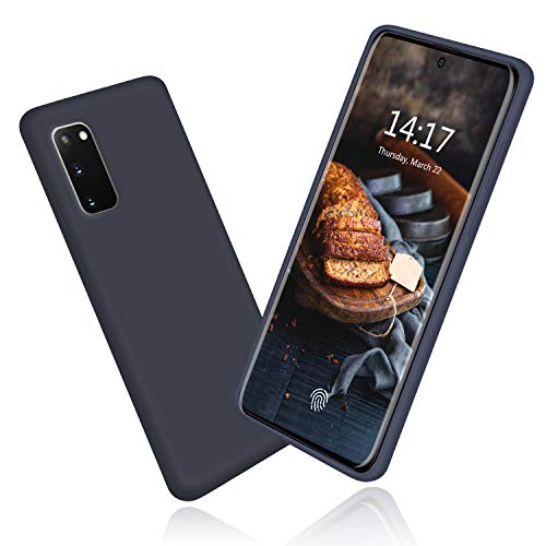 Galaxy S20 Hülle, Galaxy S20 Hülle Silikon, abitku Slim Dünn Licht Glatt Stoßfest Schutz Protective Handy Hülle für for Samsung Galaxy S20 6.2 Zoll 2020, Blau von abitku