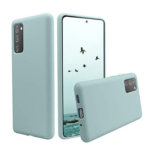 abitku Liquid Silicone Kompatibel mit Samsung Galxy S20 FE Case 6,5”, Verdickte Stoßfeste Flüssige Silikon Handyhülle mit Rundumschutz Schutzhülle (Minze) von abitku