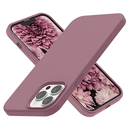ABITKU Liquid Silikon Kompatibel mit iPhone 13 Pro Max Hülle 6,7”, Verdickte Stoßfeste Flüssige Silikon Handyhülle mit Rundumschutz Schutzhülle (Flieder Lila) von abitku