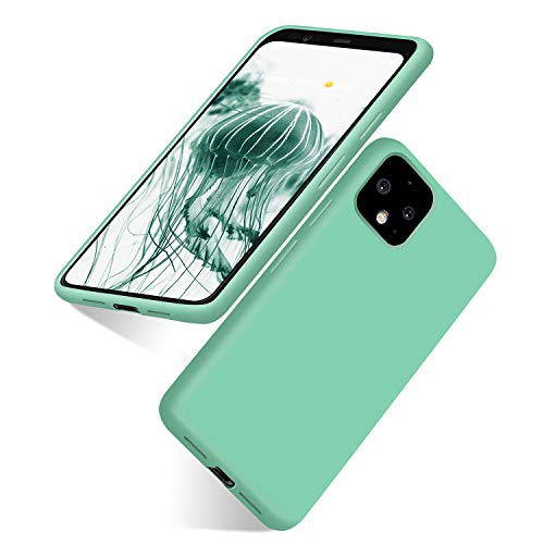 abitku Schutzhülle für Google Pixel 4XL, schlanke Silikon-Schutzhülle für Google Pixel 4XL, 16 cm (6,3 Zoll) (2019), Mintgrün von abitku
